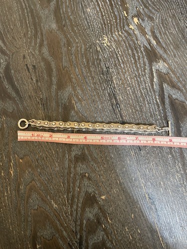 Sterling silver 925 RARE bicycle chain bracelet 105 Gram