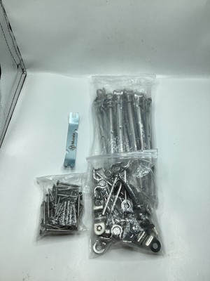 MUZATA 20 Pairs Cable Railing Hole Swage Turnbuckle Hardware 316 *SHIPS FAST