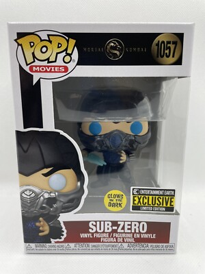 Mortal Kombat Funko POP GITD Sub-Zero Glow-in-the-Dark Pop Exclusive