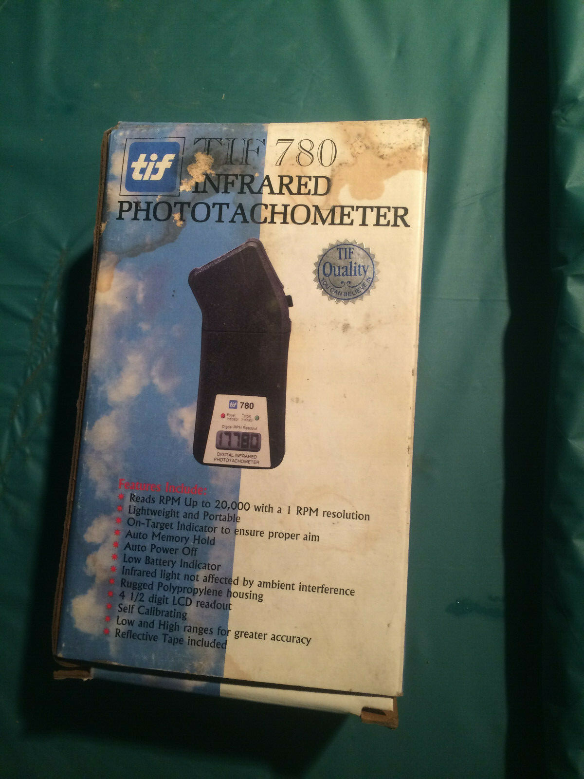 TIF 780 Digital Infrared Phototachometer