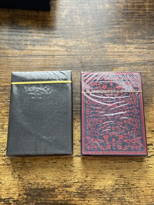 Black & Red MailChimp Playing Cards 2 Decks by Theory11 *SEALED* *RARE*