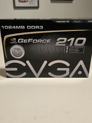 EVGA geforce nvidia 210 1 gb ddr3 [WINDOWS XP, Vista ,7 , 10]