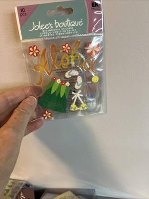 Jolee's Boutique 3D Stickers ALOHA FEMALE HAWAII Theme 79489 FAST FREE SHIPPING!