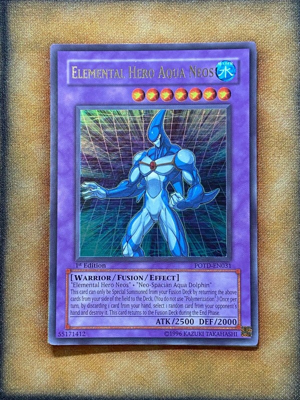 Yugioh Elemental Hero Aqua Neos POTD-EN031 Ultra Rare 1st Ed NM | eBay