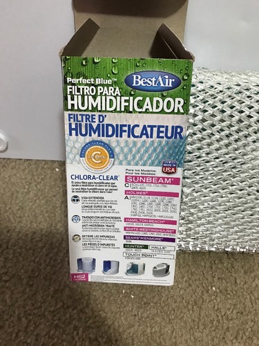 BestAir H62 Humidifier Filter ~ For Sunbeam, Holmes, Hamilton Beach, Kenmore, &