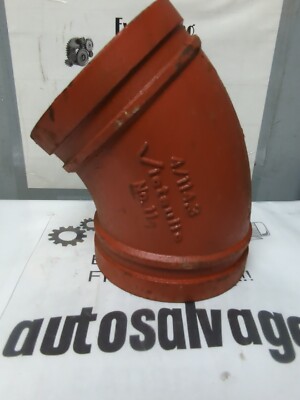 VICTAULIC,STYLE 11,4/114 3 45° ELBOW PIPE FITTING NOS