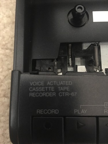 Radio Shack CTR-67 Model Cassette Recorder ~ Works