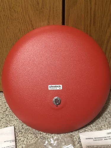 Wheelock Fire Bell 10 in. Series 43T-G10-24 24vac