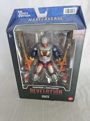Masters of the Universe Masterverse Revelation Roboto Action Figure New