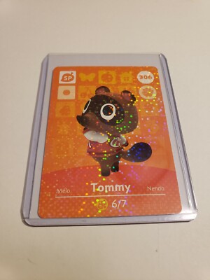 Tommy # 306 Animal Crossing Amiibo Card Series 4 MINT NEVER SCANNED!