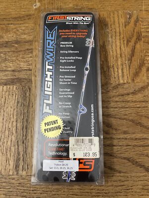 First String Flight Wire Bow String Trykon