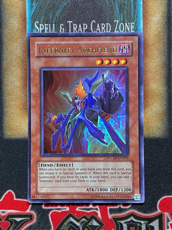 Yugioh Infernity Archfiend WC09-EN001 Ultra Rare MP | eBay