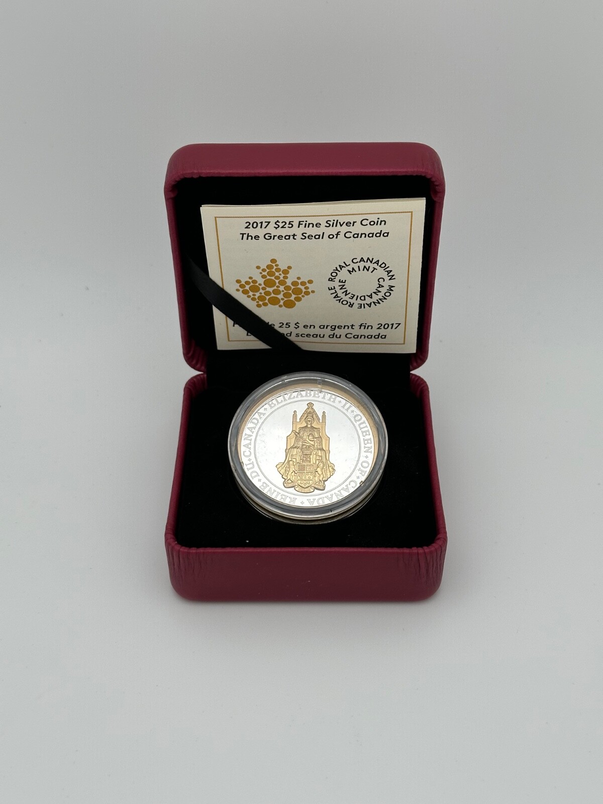 2017 Great Seal of  $25 銀貨 PF70UC 2017 $25 FINE SILVER COIN THE GREAT SEAL OF CANADA - West