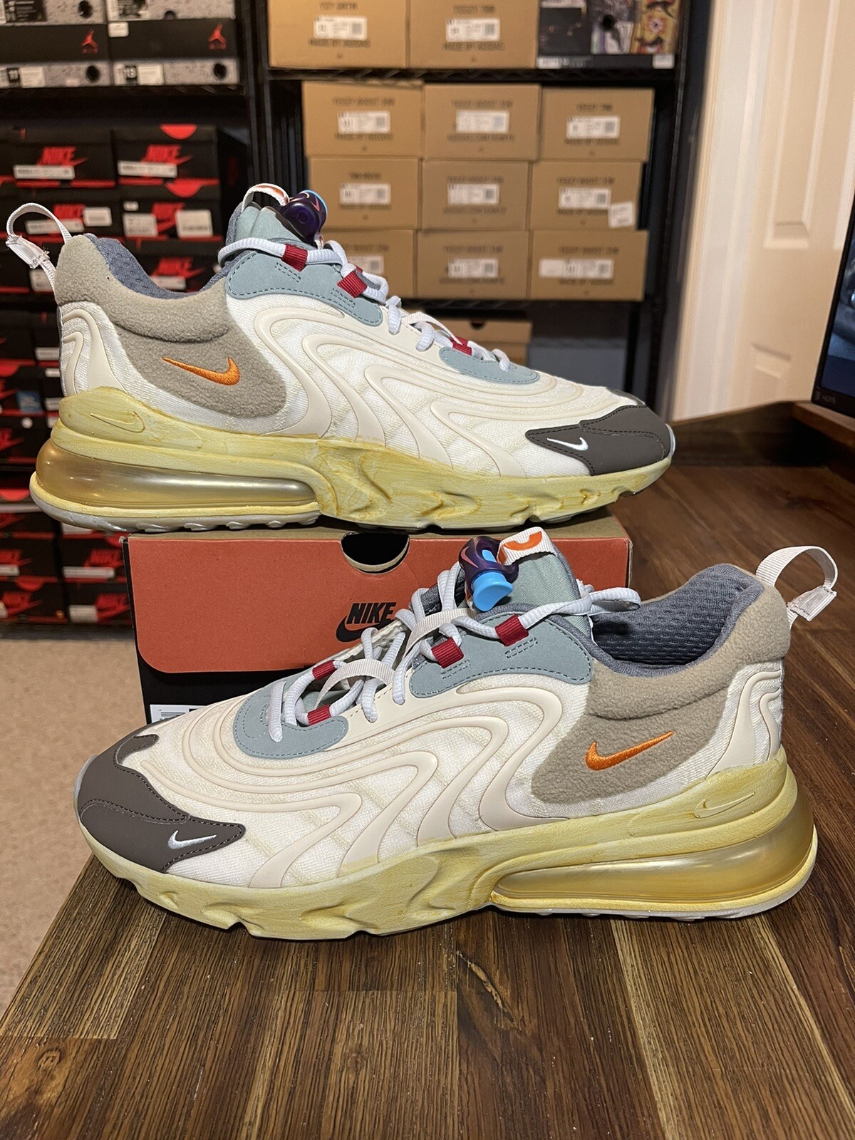 Nike Travis Scott Air Max 270 Cactus Trails Size 12: купить с доставкой из  США, цена 59 942 руб - (185021835020)