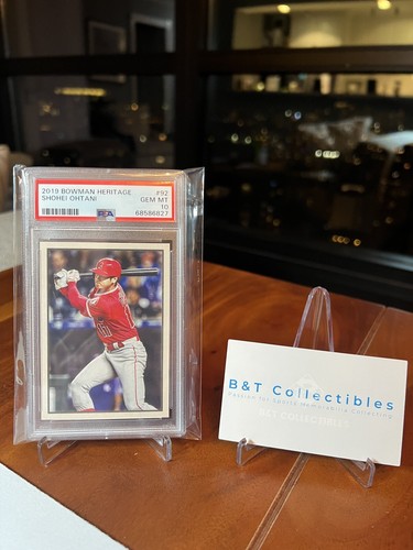 【美品】大谷翔平 2019★BOWMAN★PSA 10 2019 Bowman Heritage Shohei Ohtani 大谷 翔平 53VR-92 PSA 10
