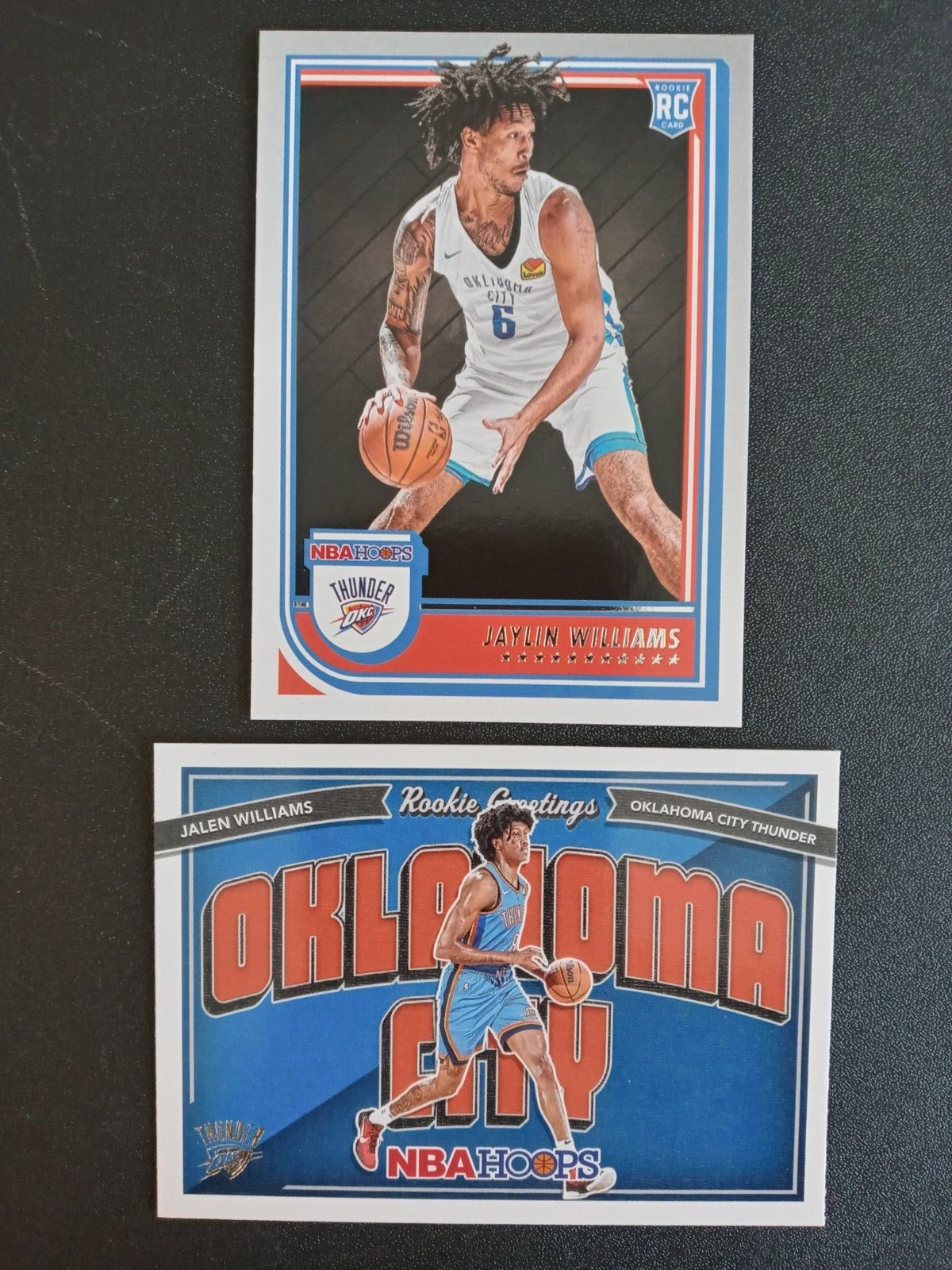 2) 2023 Panini Hoops Jaylin/Jaden Williams RCs # 12,269