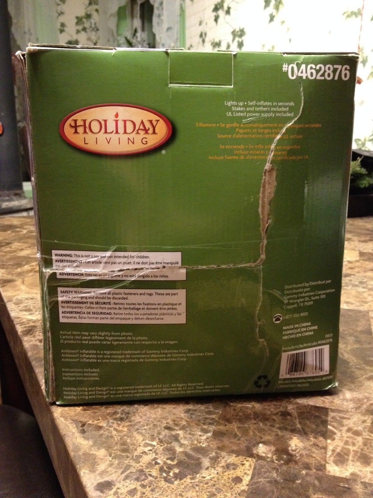 Inflatable Airblown-Reindeer Outdoor Christmas Decoration