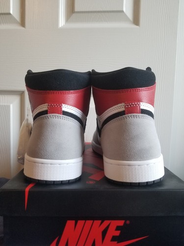 JORDAN NIKE AIR JORDAN 1 RETRO HIGH OG LIGHT SMOKE GREY WHITE 555088-126 SIZE 7.5-10.5