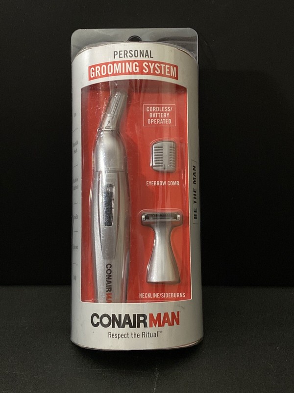 Conair Man Personal Grooming System Trim Neckline Nose Ear Eyebrows