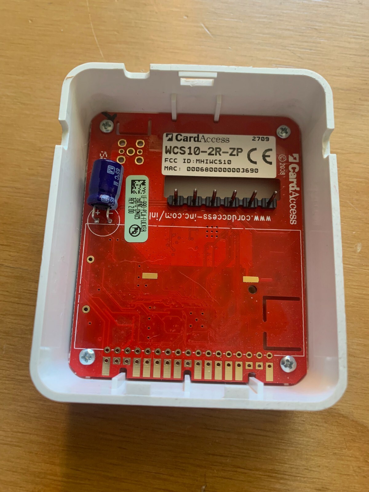 Used Control4 Card Access Wireless Contact Relay ZigBee Extender WCS10-R-ZP