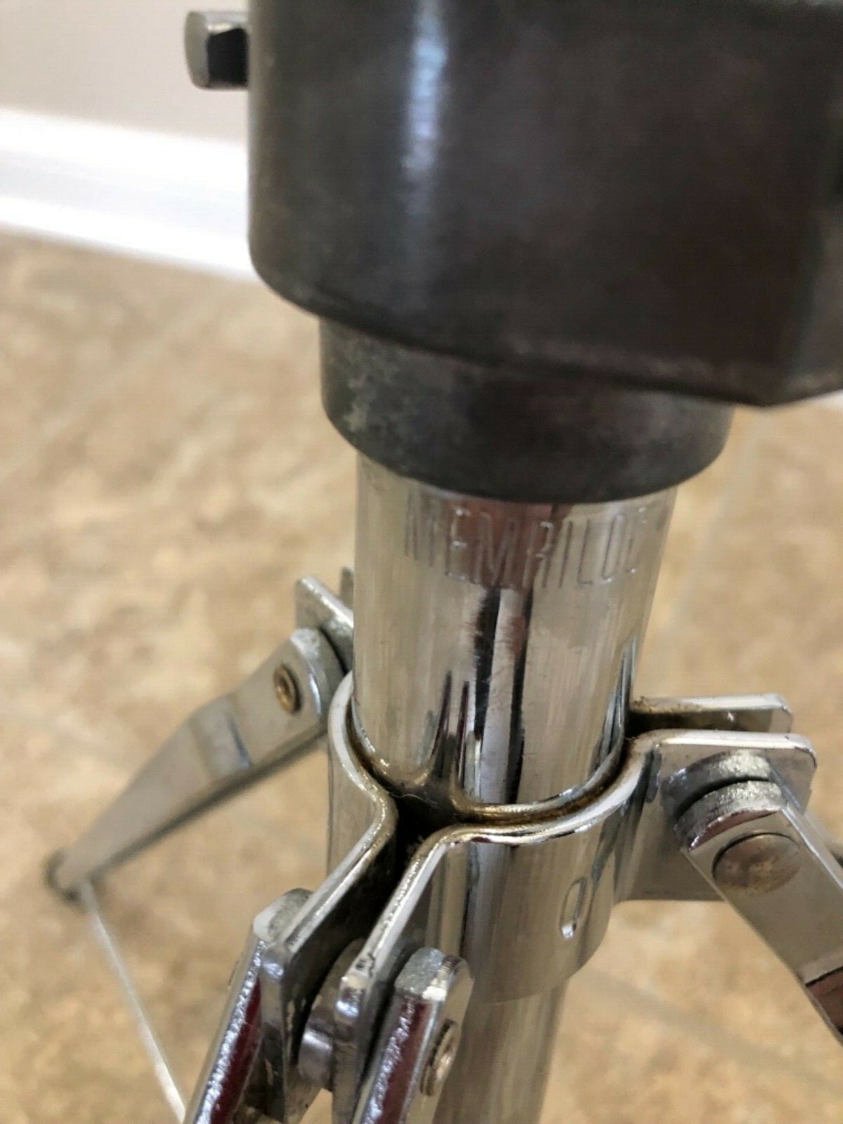 NICE VINTAGE Rogers USA 4-SECTION MEMRILOC CYMBAL STAND Londoner #2