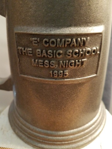 United States Marine Corps 1775 USMC Pewter metal beer mug stein Wilton Stamped