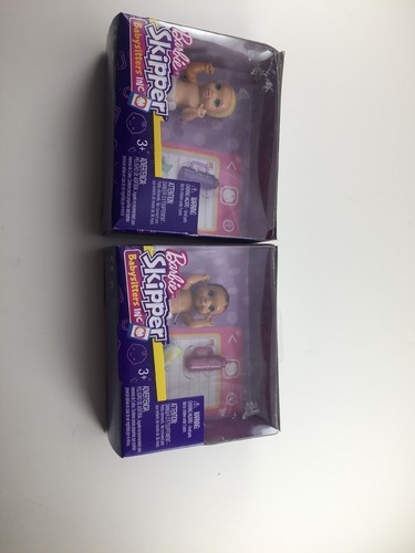 2 Barbie Skipper Babysitters Inc - Babies Dolls - lot of 2 different  NEW NIB