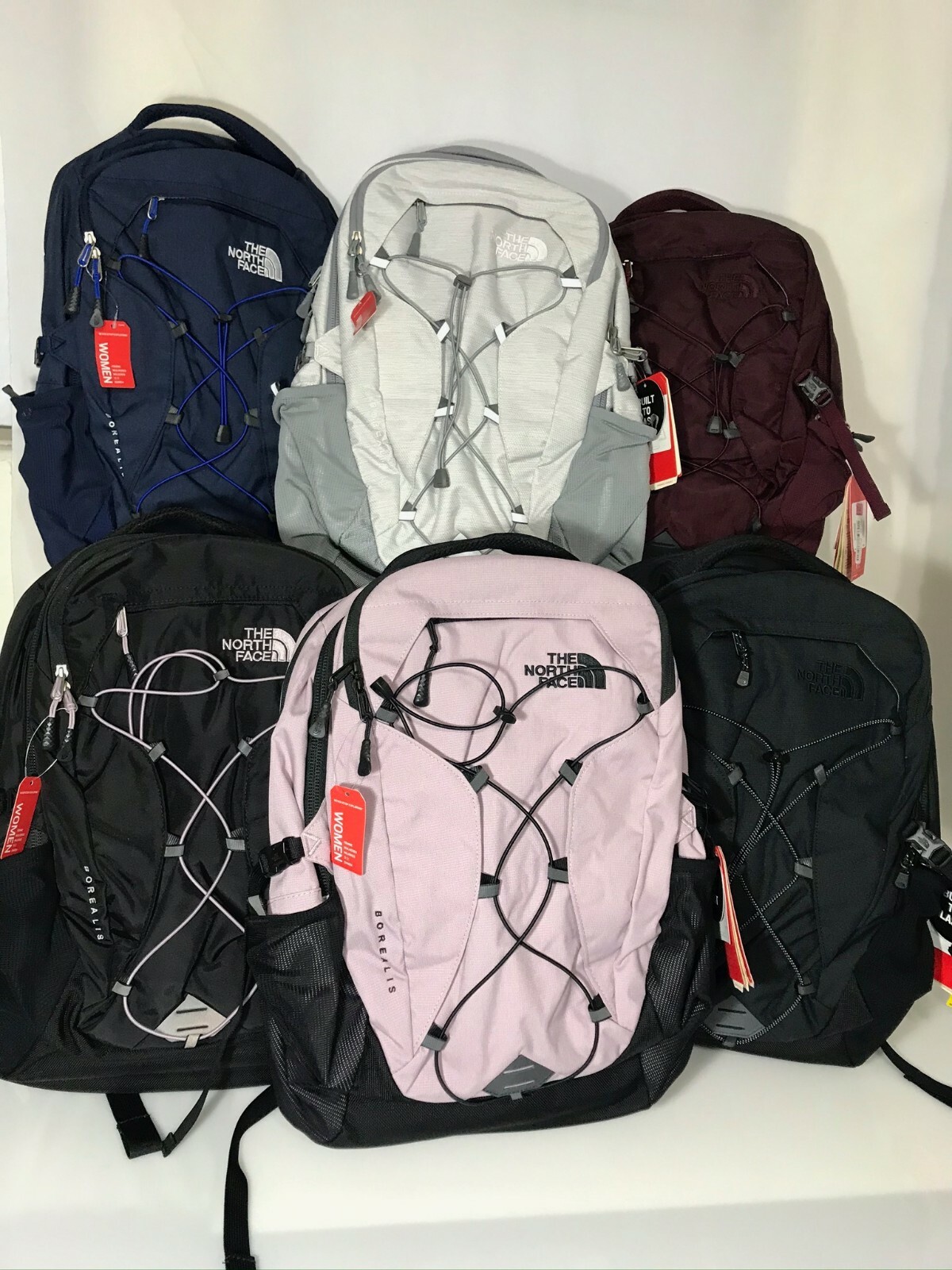 The North Face Borealis Backpack Cool Blue Texture Print Range Laptop Bag Mens For Sale Online Ebay