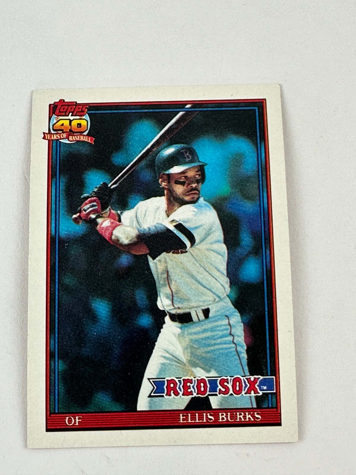 メジャーリーグ　カード　Ellis Burks 1989 Topps ELLIS BURKS Baseball Card #785. BOSTON RED SOX