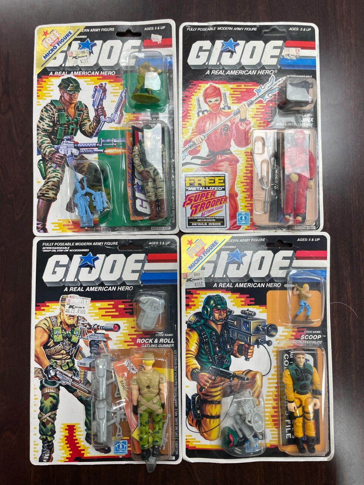 1986-88 Hasbro Original GI JOE (10) Sealed Pack Lot - JINX,SCOOP,RECOIL ++ | eBay 1986-88 Hasbro Original GI JOE (10) Sealed Pack Lot - JINX,SCOOP,RECOIL ++ | eBay