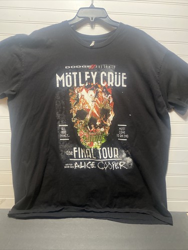 モトリークルー Tシャツ Motley Crue Final Tour 2014 Mötley Crüe T-SHIRT 2014 Concert Final Tour w/ Alice Cooper