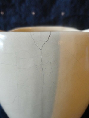 Frankoma Rams Head Vase #38 Ivory Glaze Ada Clay GUC!