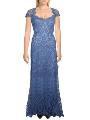 TADASHI SHOJI Womens Blue Lined Cap 
