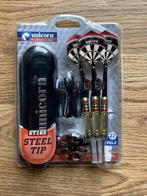 NEW UNICORN GT165 STEEL TIP 23 GRAM PRO DARTS & ACCESSORIES LEVEL 3