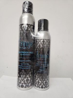 Fringe Of Beverly Hills Hollywood Hills Hair Spray 10OZ Root Booster 8 OZ Kit