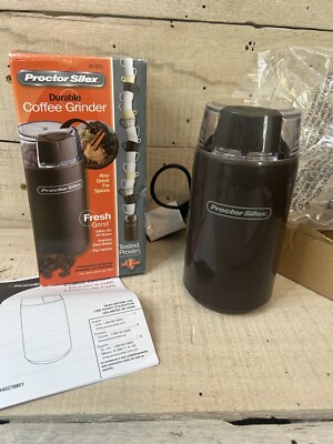 Proctor Silex E160BY Coffee Grinder Or Spice Grinder Black    (P)