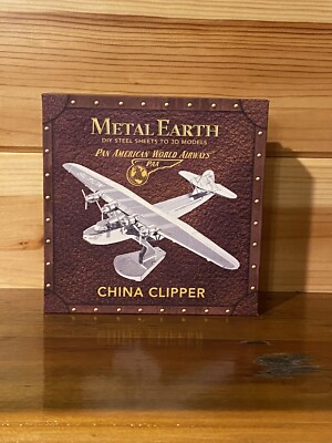 Metal Earth DIY Steel PAN AM CHINA CLIPPER 3D Model Kit Laser Cut Fascinations