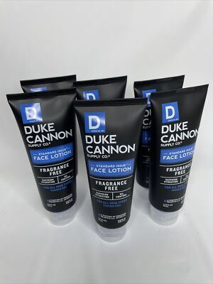 Duke Canon Supply Co Standard Issue Fragrance Free Face Lotion 3.75 Oz Bulk Of 6