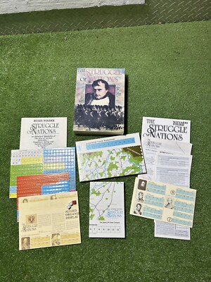 The Struggle Of Nations Bookcase Game.   Napoleon s Spring and Autumn Campaigns
