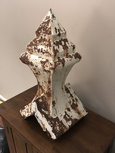 Antique Cupola Finial Architectural Salvage 1800s Cap Roof Victorian Ornament