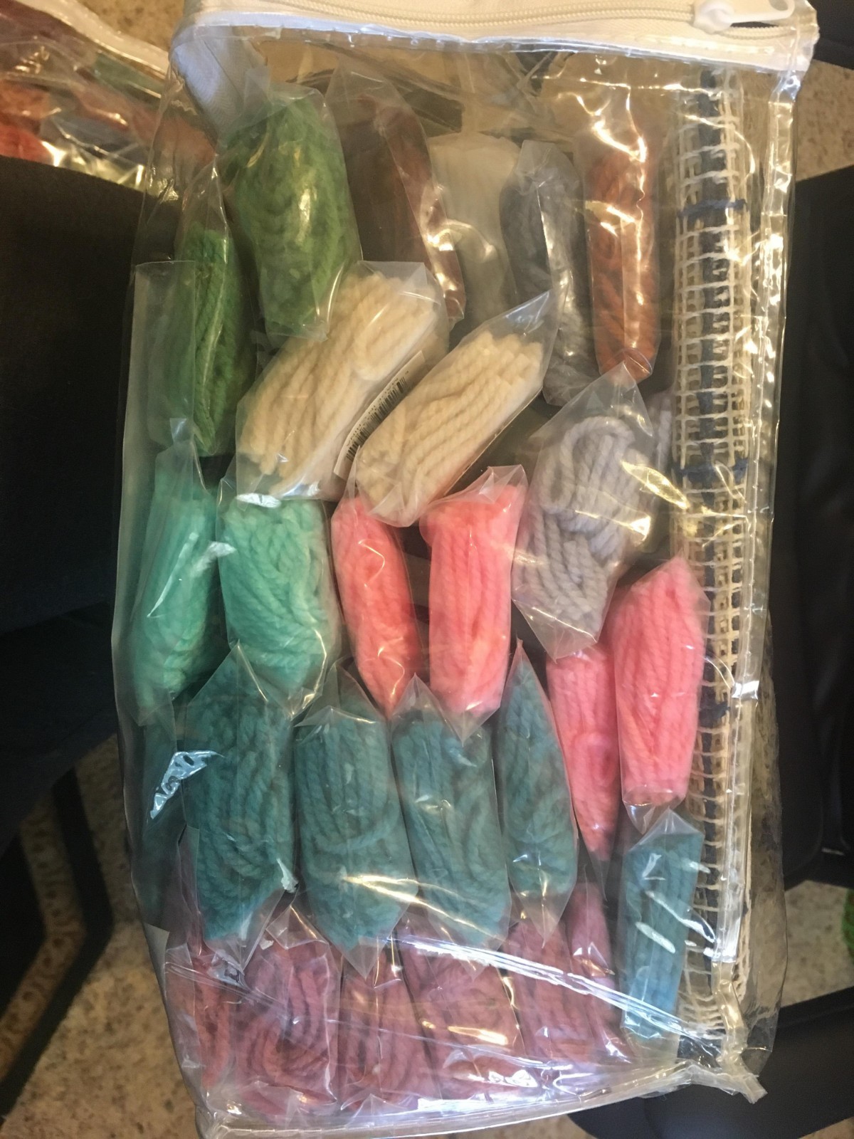 CRAFTWAYS SUNSET LIGHTHOUSE LATCH HOOK KIT 134764