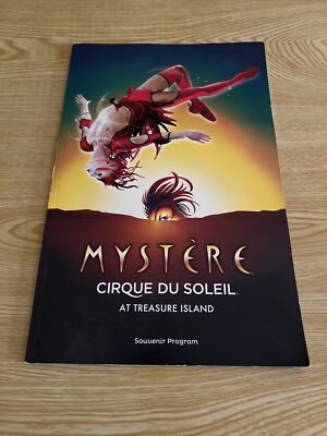 Mystere Cirque Du Solely At Treasure Island Souvenir Program