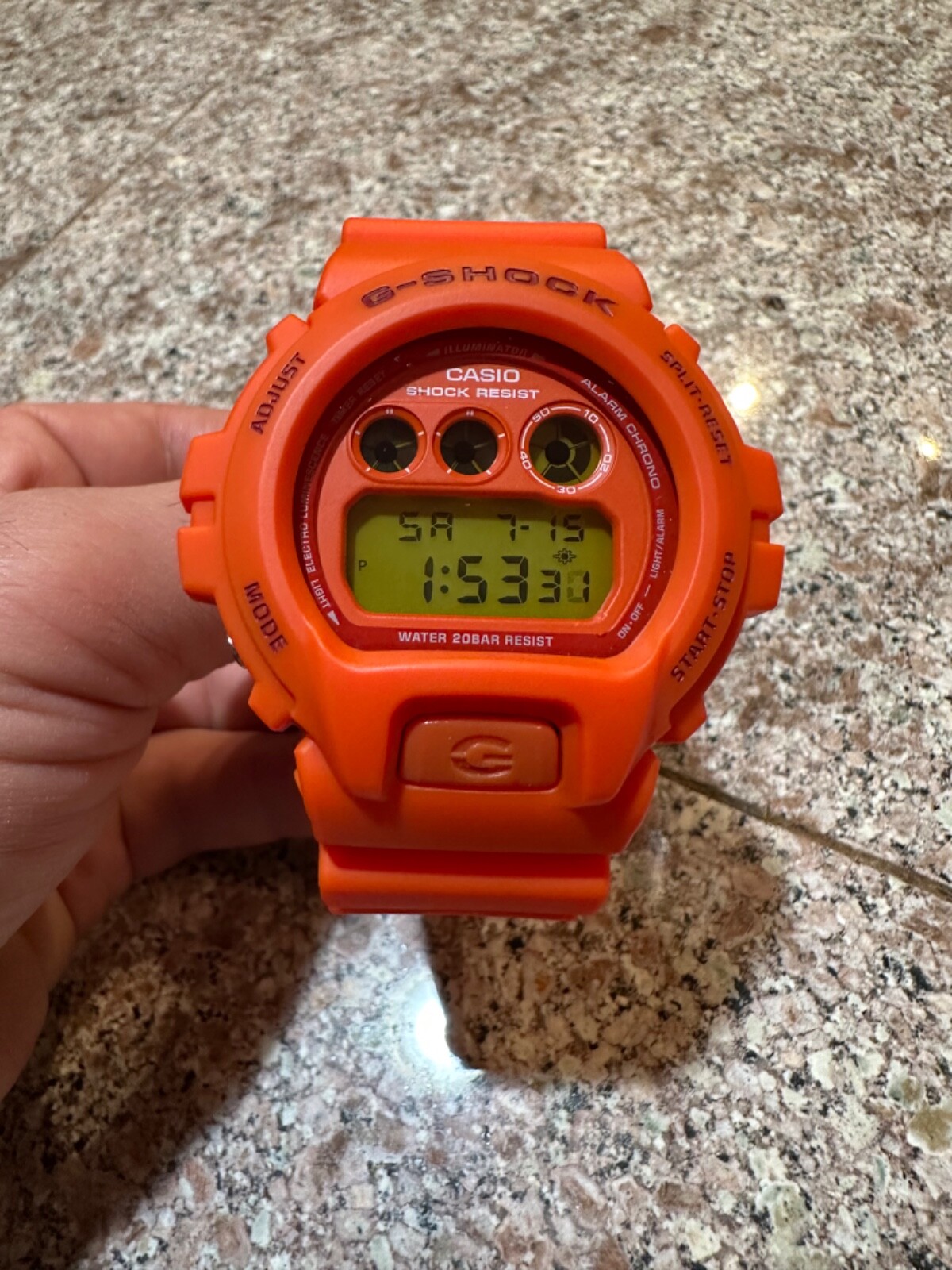 CASIO G-SHOCK DW-6900MM Matte Orange dw6900mm4 excellent CASIO G-SHOCK DW-6900MM Matte Orange dw6900mm4 excellent