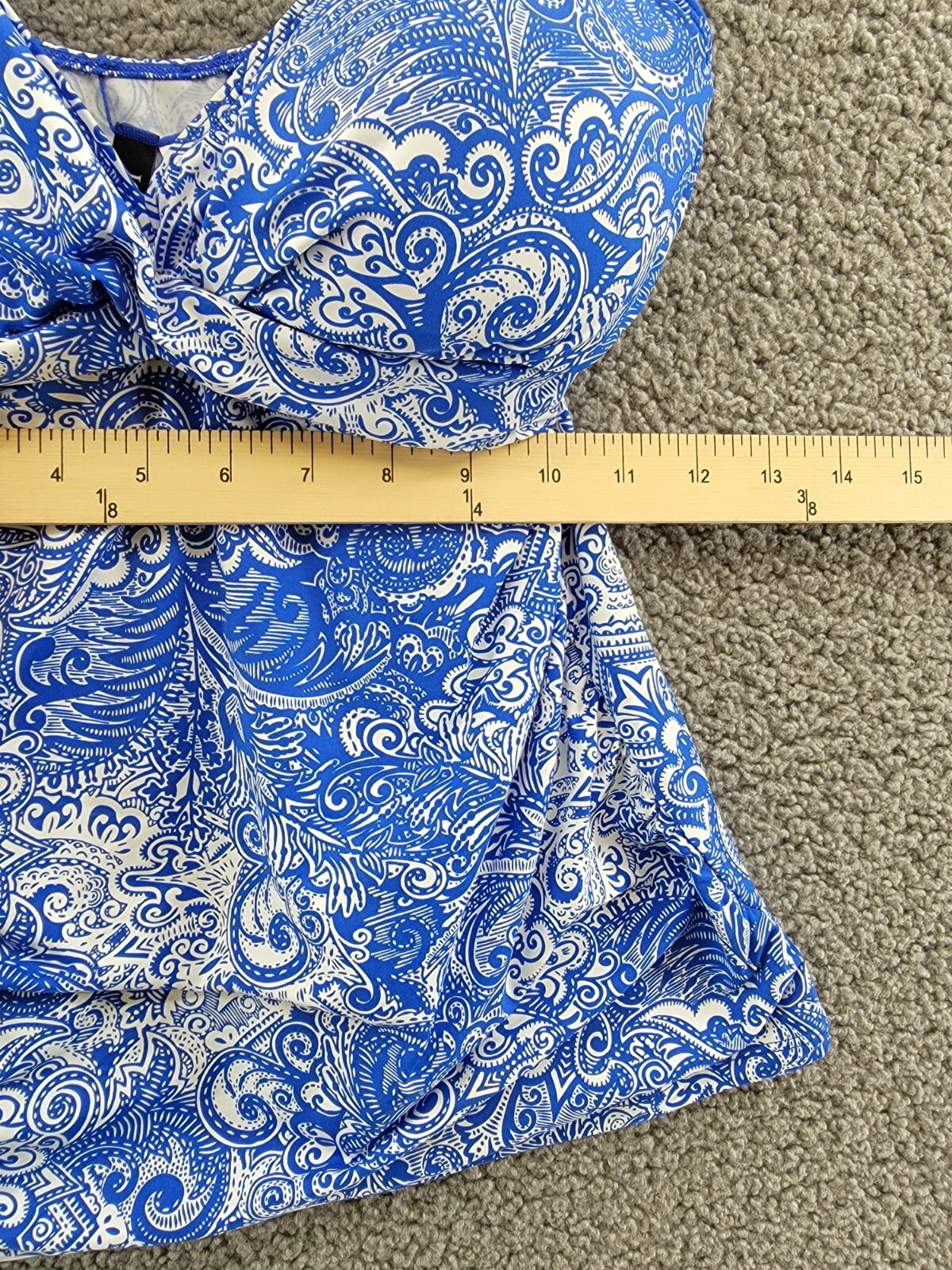 Ralph Lauren Artisanal Woodblock Surplice Camikini Top Ralph Lauren Artisanal Woodblock Surplice Camikini Top