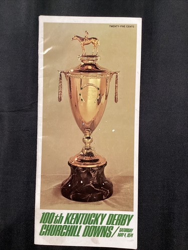 1974 Kentucky Derby Churchill Downs Horse Race Program