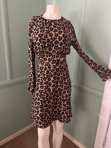 ワンピース TORY BURCH Silk dress with pixelated logo print Nero Tory Burch Silk Dress With Pixelated Logo Print In Black