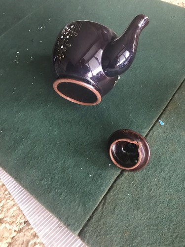 Small Oxblood Tea Pot