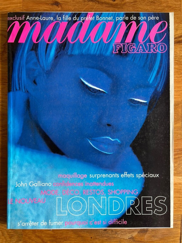 Madame Figaro Octobre 1999 - Marianna Petrovskaia - John Galliano - Mode Londres