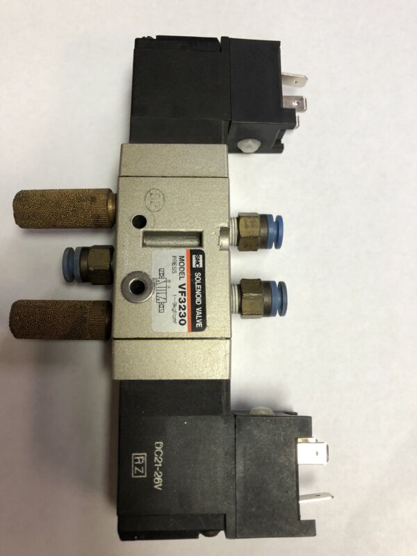 Smc Vf3230-5dz-02 Valve Solenoid, 24vdc, 0.1-0.9mpa Very Clean Used Tested