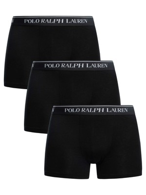 Мужские классические плавки Polo Ralph Lauren, 3 комплекта, черный